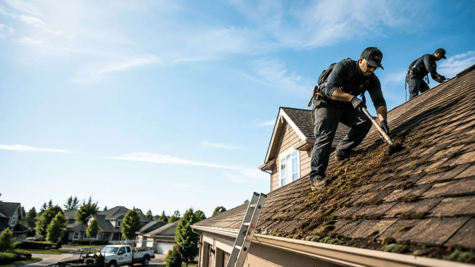 Roof Moss Removal in Baylis, IL near me